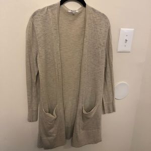 Madewell cardigan cream taupe XS